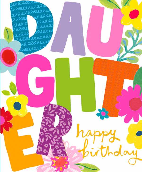 Paper Salad Daughter Birthday Card*