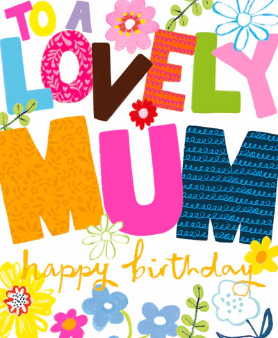 Paper Salad Mum Birthday Card