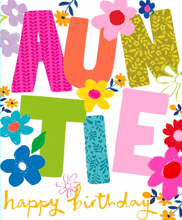 Paper Salad Auntie Birthday Card*