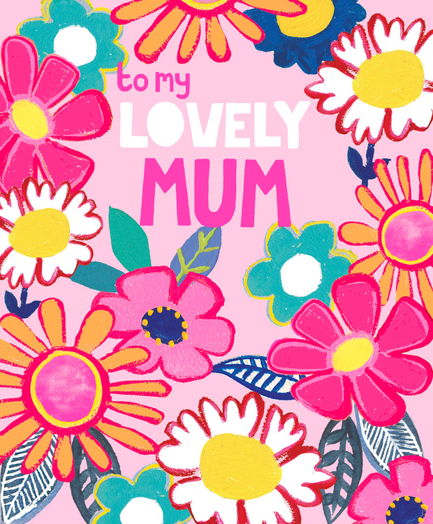 Paper Salad Mum Mother's Day Card