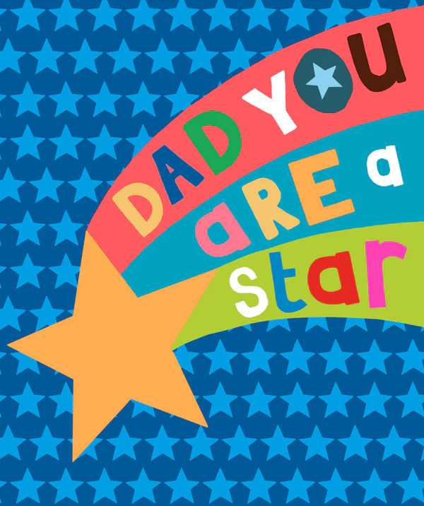 Paper Salad Dad Father's Day Card