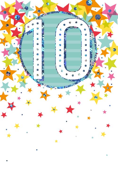 Nigel Quiney 10th Birthday Card*