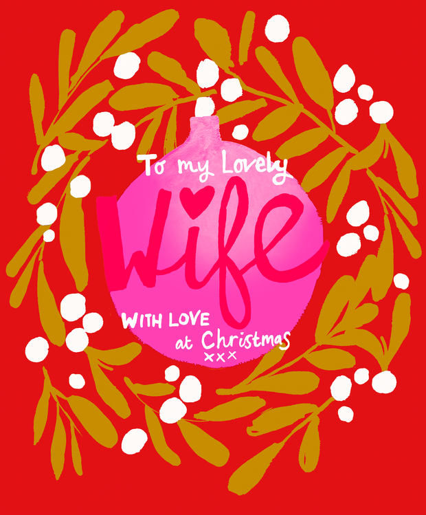 Papersalad Wife Christmas Card**