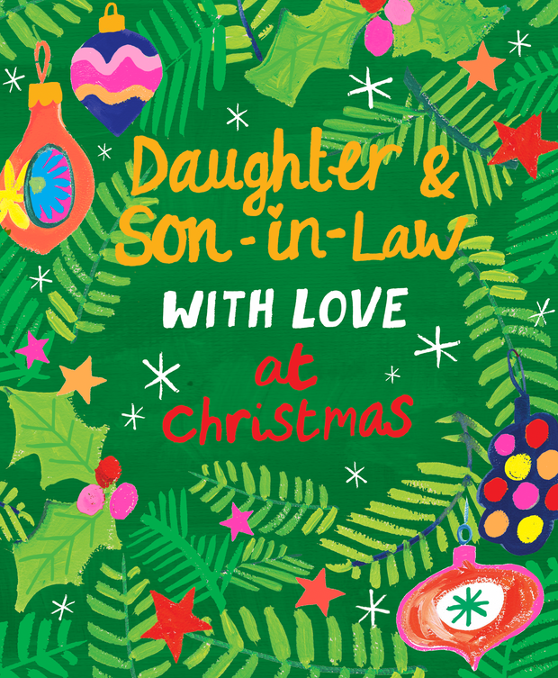 Papersalad Daughter & Son in Law Christmas Card**