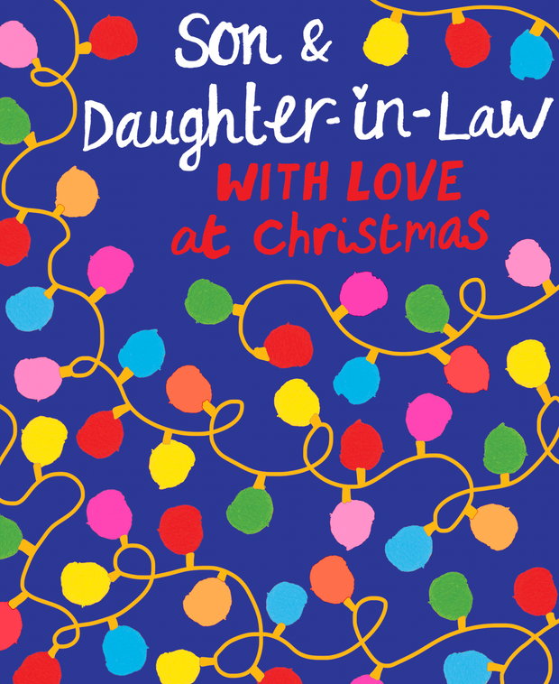Papersalad Son & Daughter in Law Christmas Card**