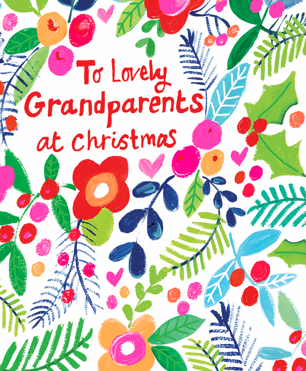 Papersalad Grandparents Christmas Card**