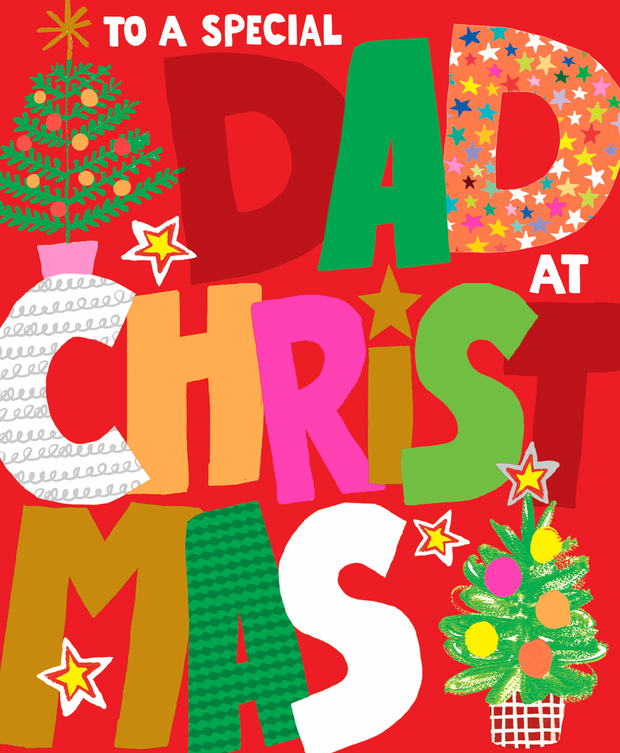 Papersalad Dad Christmas Card**