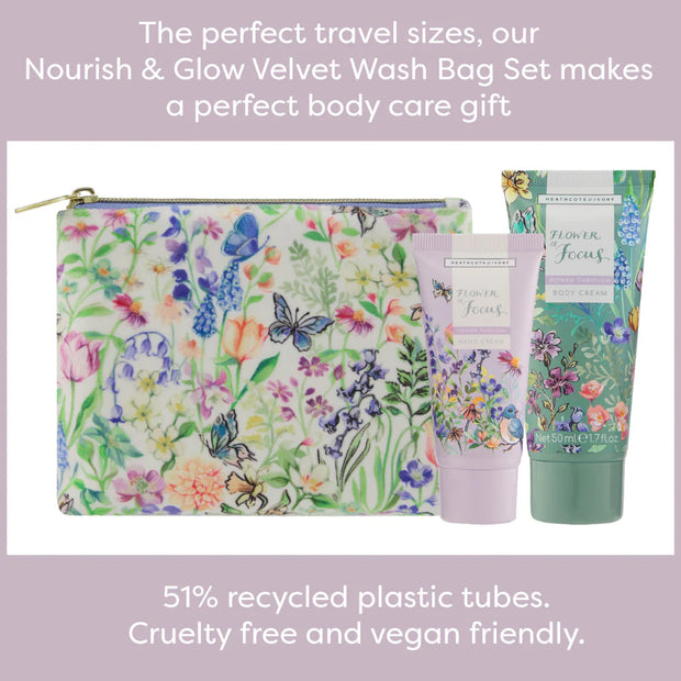 Heathcote & Ivory Flower of Focus Power Through Nourish & Glow Gift Set