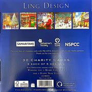 Ling Design Box of 30 Charity Christmas Card**