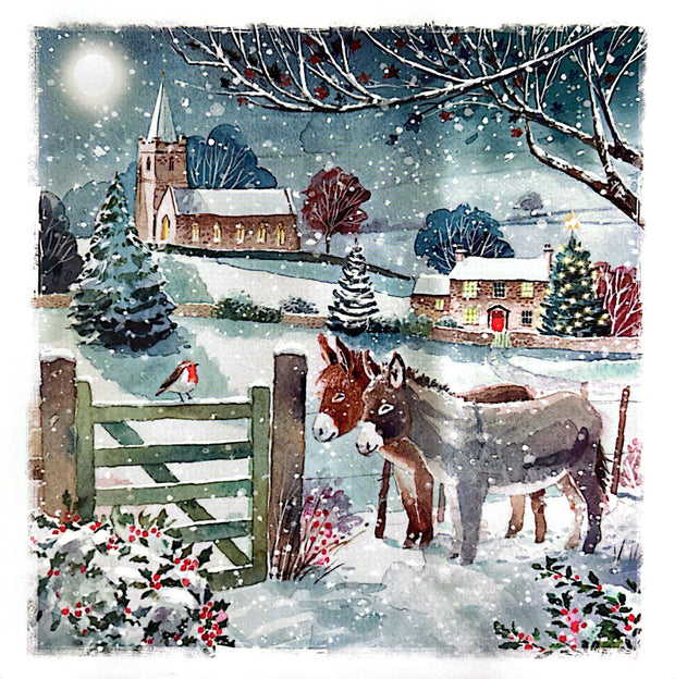 Ling Design Box of 12 Christmas Card**