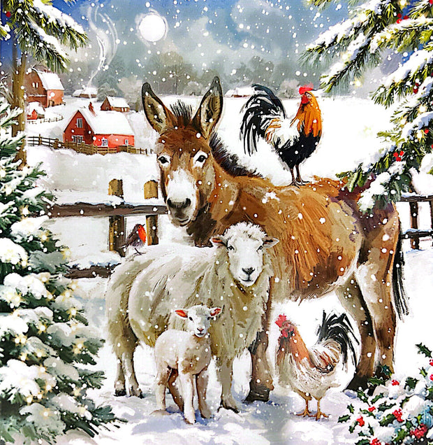 Ling Design Box of 12 Christmas Card**