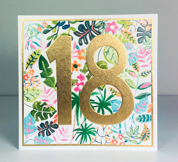 Paper Salad 18th Birthday Card