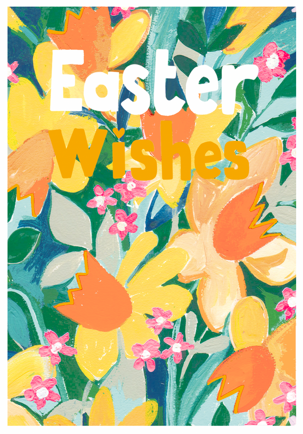 Paper Salad Easter Card