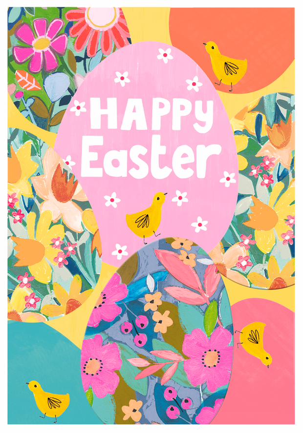 Paper Salad Easter Card