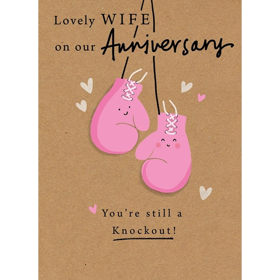 Mint Wife Anniversary Blank Card*