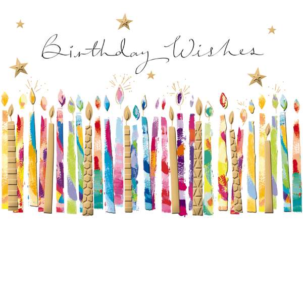 Noel Tatt Candles Birthday Card*