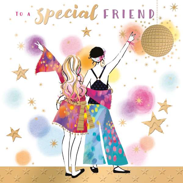 Noel Tatt  Special Friend Blank Card