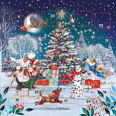 Ling Design Mini Advent Calendar Christmas Card