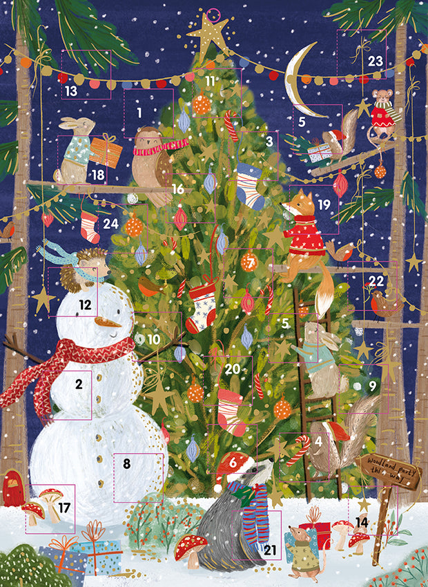 Ling Design Advent Calendar Christmas Card