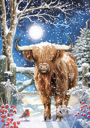 Ling Design Box of 24 Christmas Card**