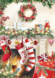 Ling Design Box of 24 Christmas Card**