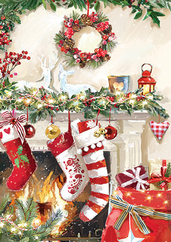 Ling Design Box of 24 Christmas Card**