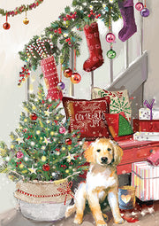 Ling Design Box of 24 Christmas Card**