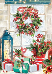 Ling Design Box of 24 Christmas Card**