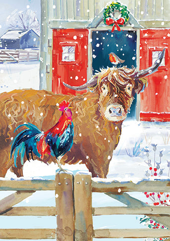 Ling Design Box of 24 Christmas Card**