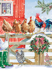Ling Design Box of 24 Christmas Card**