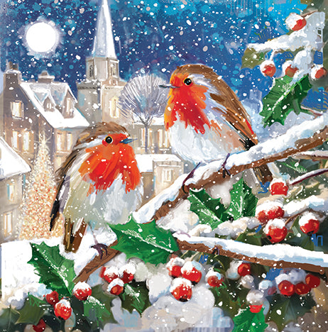 Ling Design Box of 12 Christmas Card**
