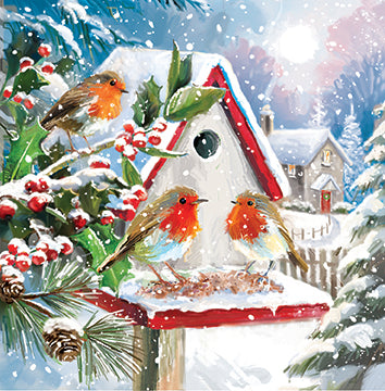 Ling Design Box of 12 Christmas Card**