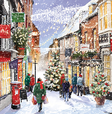Ling Design Box of 12 Christmas Card**