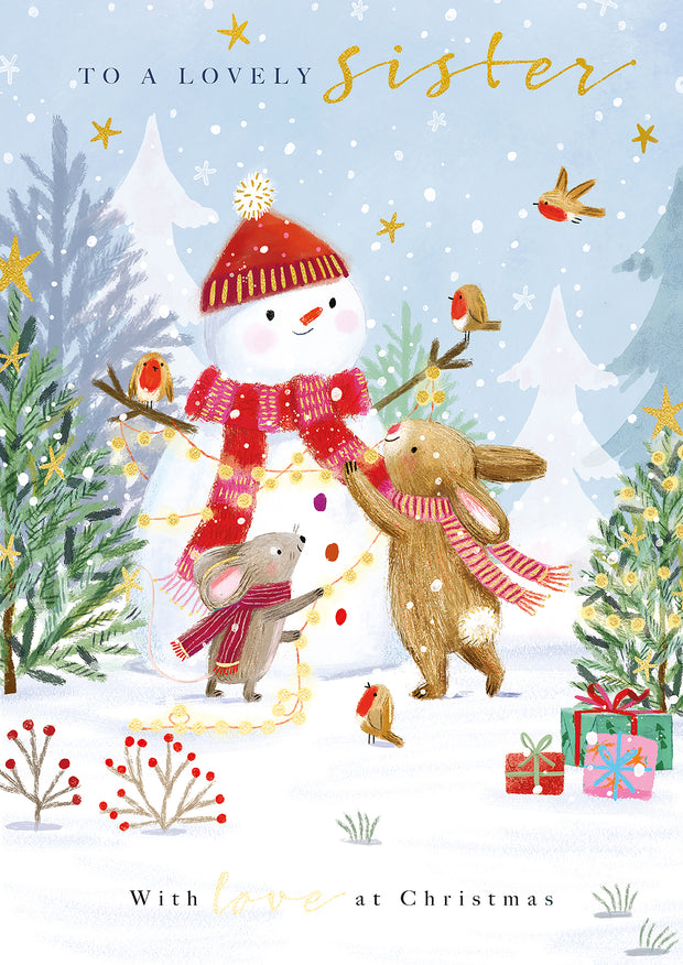 Ling Design Sister Christmas Card**