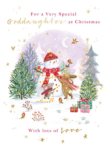 Ling Design Granddaughter Christmas Card**
