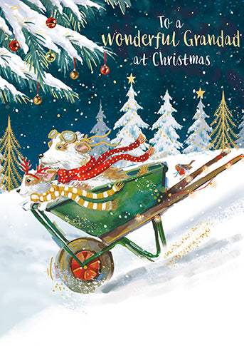 Ling Design Grandad Christmas Card**