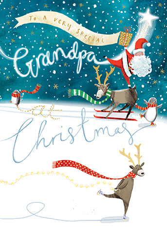 Ling Design Grandpa Christmas Card**