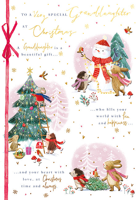 Ling Design Granddaughter Christmas Card