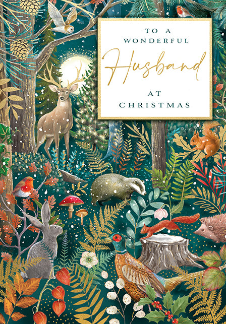 Ling Design Husband Christmas Card