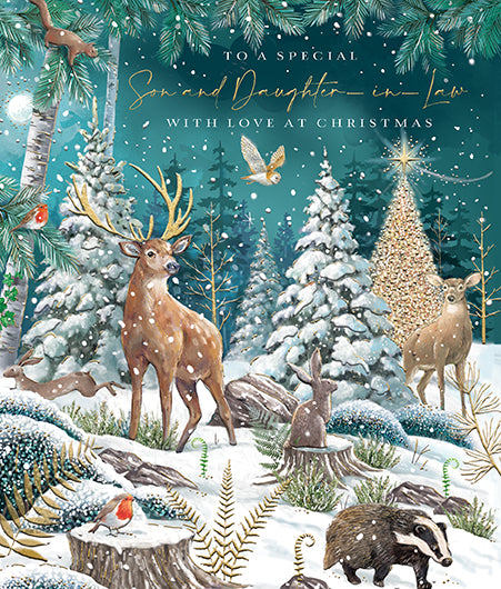 Ling Design Son & Daughter in La Christmas Card**