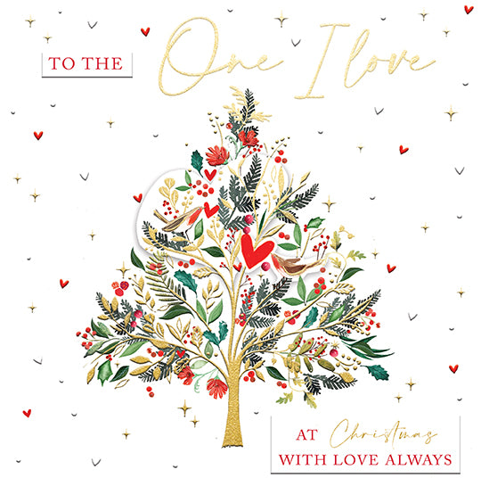 Ling Design One I love Christmas Card