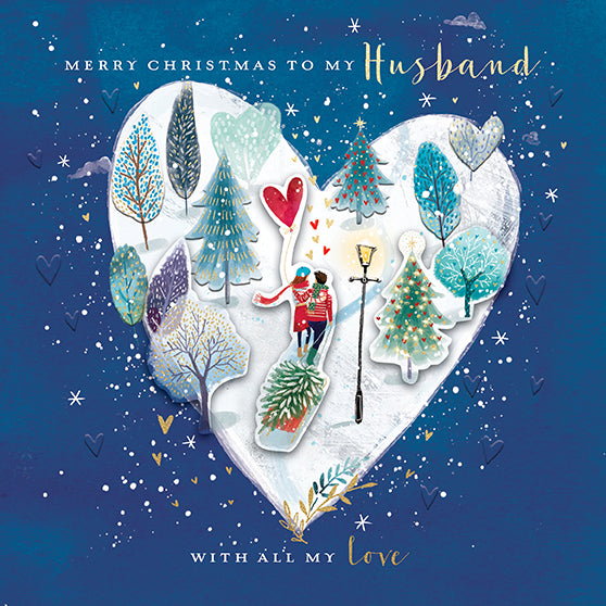 Ling Design Husband Christmas Card
