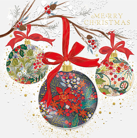 Ling Design Box of 5 Luxury Handmade Christmas Card**