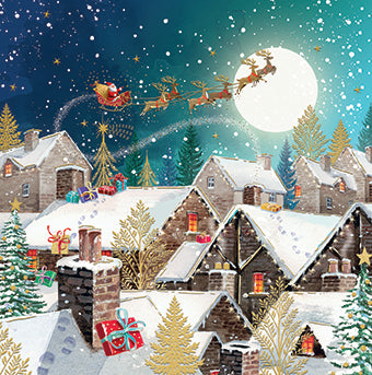 Ling Design Box of 10 Christmas Card**