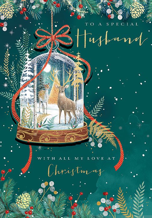 Ling Design Husband Christmas Card