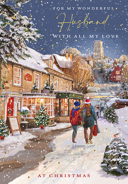 Ling Design Husband Christmas Card
