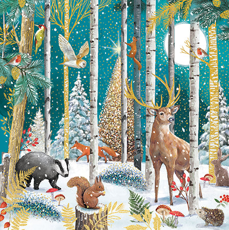 Ling Design Box of 10 Christmas Card**