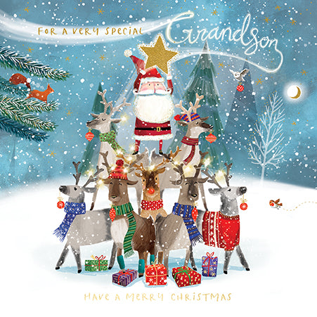 Ling Design Grandson Christmas Card**