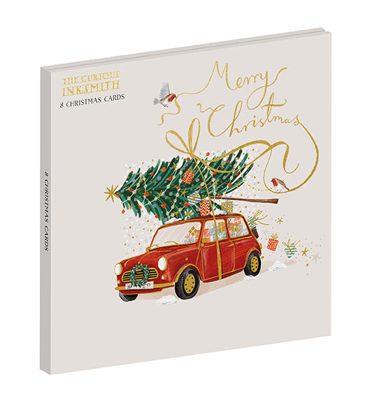 Ling Design Box of 8 Christmas Card**