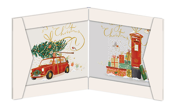 Ling Design Box of 8 Christmas Card**